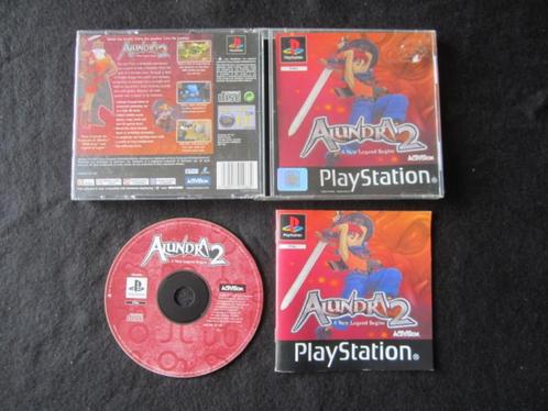 Alundra 2 PS1 Playstation 1, Spelcomputers en Games, Games | Sony PlayStation 1, Zo goed als nieuw, Role Playing Game (Rpg), 1 speler