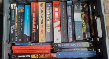 Diverse boeken thrillers