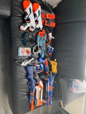 Nerf / pistolen set