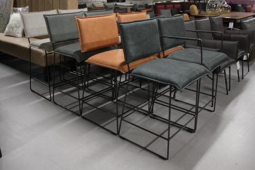 8x luxe barstoel barkruk NORMAN Jess Design metaal leer stof, Huis en Inrichting, Barkrukken, Zo goed als nieuw, 60 tot 90 cm