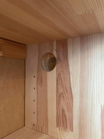 Twee bewerkte IKEA IVAR kasten met rotan - afbeelding 6 Twee bewerkte IKEA IVAR kasten met rotan - afbeelding 6