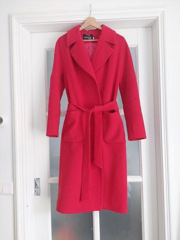  Jas Rode elegant wol 75% |  Good quality, warm, wool coat