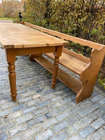 Leuke grenen eettafel 200x80 evt met 4 knopstoelen 