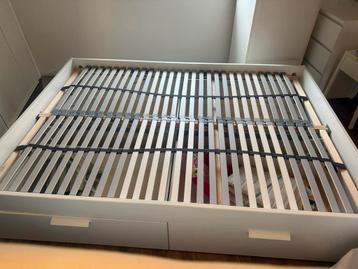 Witte Bedframe met Opbergruimte - afbeelding 3 Witte Bedframe met Opbergruimte - afbeelding 3