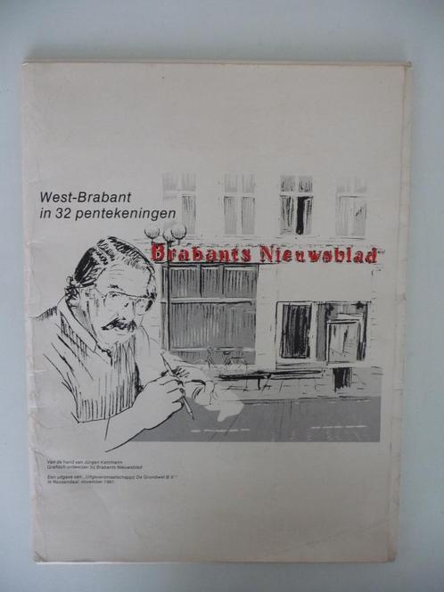 24 pentekeningen JURGEN KATZMANN - West - Brabant (1981), Antiek en Kunst, Kunst | Tekeningen en Foto's, Ophalen of Verzenden