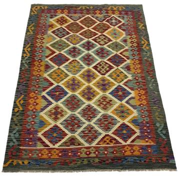 handgeweven Afghaanse kelim tapijt 151 x 208 cm