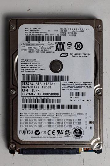 Fujitsu 120 Gb HDD 2.5" MHY2120BH