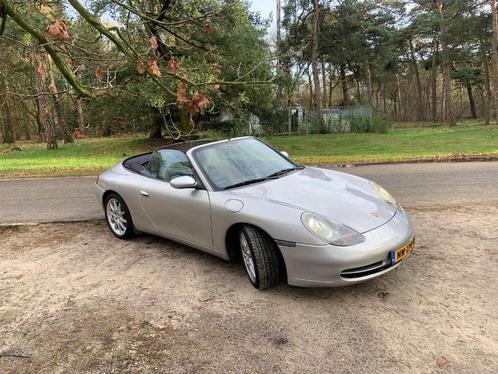 Porsche 911 3.4 Carrera Cabriolet 2000 Grijs, Auto's, Porsche, Particulier, Bluetooth, Centrale vergrendeling, Climate control