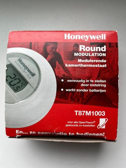 Honeywell Round Thermostaat T87M1003, Doe-het-zelf en Verbouw, Thermostaten, Ophalen of Verzenden