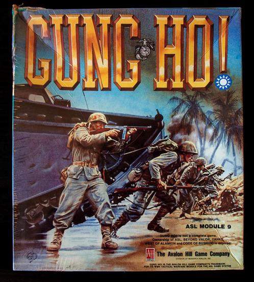 Gung Ho!-AdvancedSquadLeader Module 9 (Sealed) AvalonHill'91, Hobby en Vrije tijd, Wargaming, Zo goed als nieuw, Historisch, Boek of Catalogus