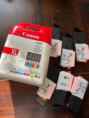 Zwarte inkt voor Canon Pixma 551