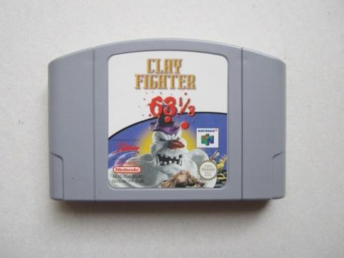Clay Fighter N64 Clayfighter Nintendo 64, Spelcomputers en Games, Games | Nintendo 64, Vechten, Ophalen of Verzenden