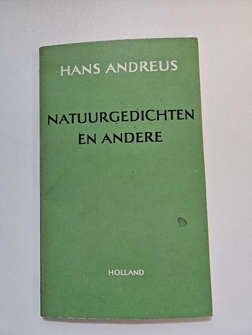 Dichtbundel 'Natuurgedichten en andere' Hans Andreus