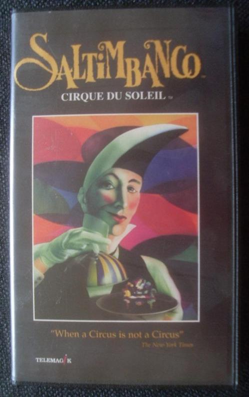 VHS Cirque du Soleil - Saltimbanco (Video), Cd's en Dvd's, VHS | Documentaire, Tv en Muziek, Muziek en Concerten, Ophalen of Verzenden
