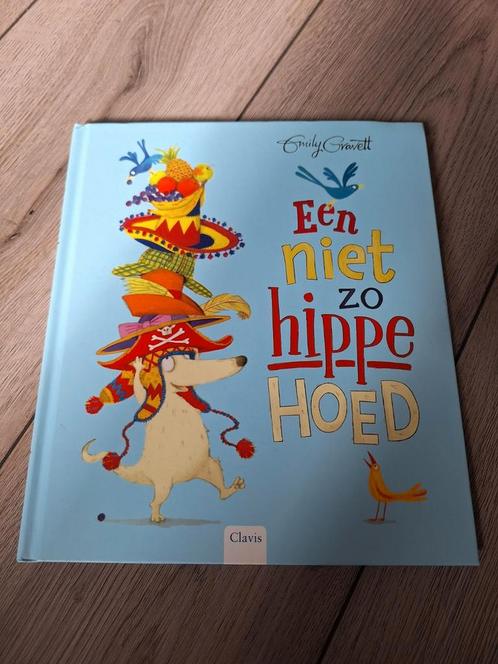 Emily Gravett - Een niet zo hippe hoed, Boeken, Prentenboeken en Plaatjesalbums, Gelezen, Ophalen of Verzenden