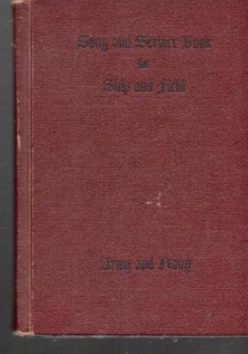 Song and service Book Army and Navy  Song and service Book 