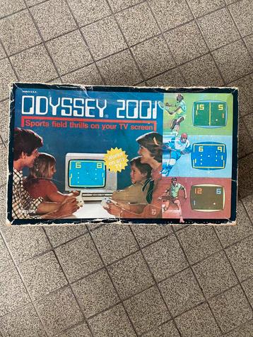 Jaren 70 spelcomputer Odyssey 2001 met o.a. Pong 