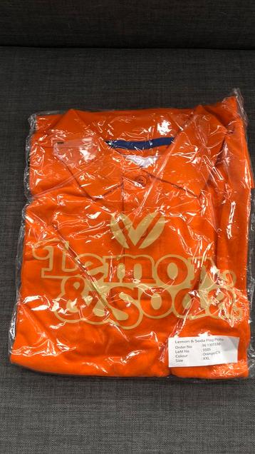 Polo oranje nieuw mt xxl