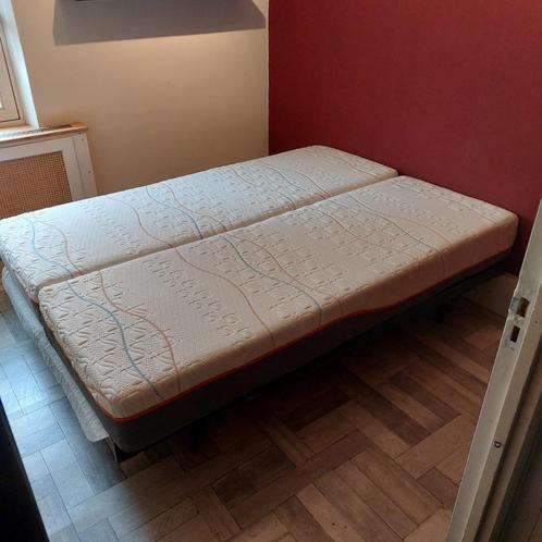 Latten bodem en matrassen, Huis en Inrichting, Slaapkamer | Matrassen en Bedbodems, Zo goed als nieuw, Matras, 70 cm of minder