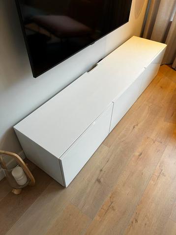 IKEA Besta TV Meubel Wit Hoogglans - afbeelding 3 IKEA Besta TV Meubel Wit Hoogglans - afbeelding 3