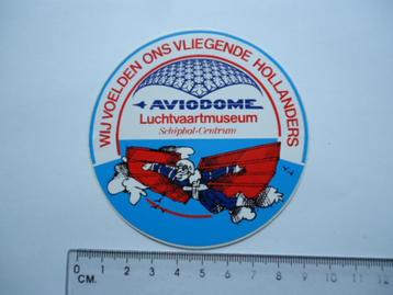 sticker Aviodome vliegtuig luchtvaart museum schiphol airpor
