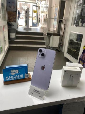 Apple iPhone 14 128GB Paars MET GARANTIE