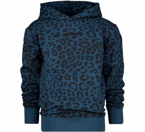 Raizzed trui + capuchon blauw/zwart panterprint maat 16/176, Kinderen en Baby's, Kinderkleding | Maat 176, Zo goed als nieuw, Meisje