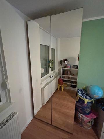 Ikea Pax Kast 100x58x236cm-spiegel deur - afbeelding 3 Ikea Pax Kast 100x58x236cm-spiegel deur - afbeelding 3