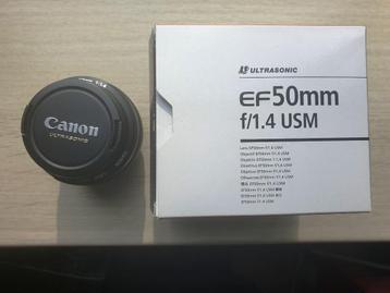 Canon EF 50mm f/1.4 USM objectief