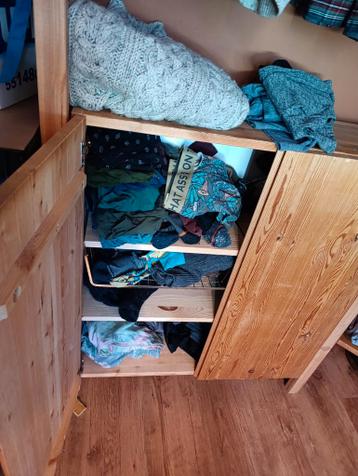 Ivar Hoekkast Grenen Rotan deurtjes Kledingkast kast hoek - afbeelding 4 Ivar Hoekkast Grenen Rotan deurtjes Kledingkast kast hoek - afbeelding 4