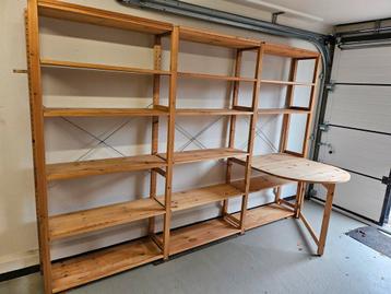 7x Ikea Ivar stellingkast/kast hout - afbeelding 2 7x Ikea Ivar stellingkast/kast hout - afbeelding 2