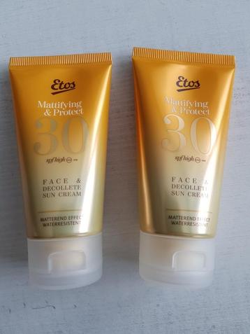 Etos Mattifying & Protect spf 30 face & decollete sun cream