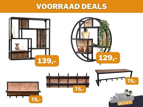 Meubels direct uit voorraad | AANBIEDING MEUBELS, Huis en Inrichting, Woonaccessoires | Wandplanken en Boekenplanken, Zo goed als nieuw