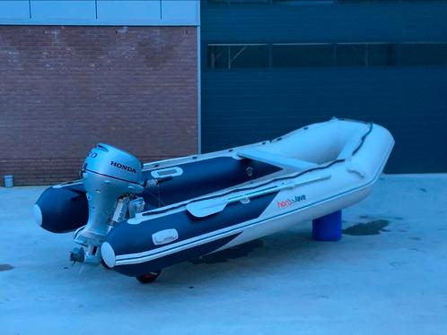 Honwave T38 RIB Honda 20 pk 4 takt buitenboordmotor 2018, Watersport en Boten, Rubberboten, Zo goed als nieuw, Overige merken