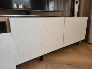 3x Besta Frontjes Wit met Motief - Ikea - afbeelding 2 3x Besta Frontjes Wit met Motief - Ikea - afbeelding 2