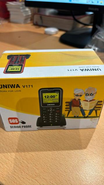 Uniwa V171 ouderen telefoon gsm opa oma grote toetsen
