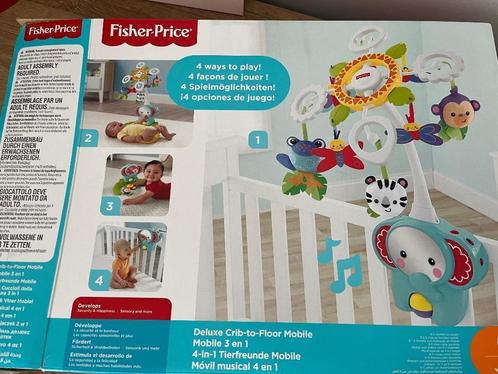 Fisher price Luxe Wieg en vloer mobiel, Kinderen en Baby's, Speelgoed | Fisher-Price, Gebruikt, Speelset, Met geluid, Ophalen of Verzenden
