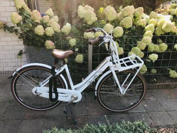 Witte, gazelle dames/meisjesfiets