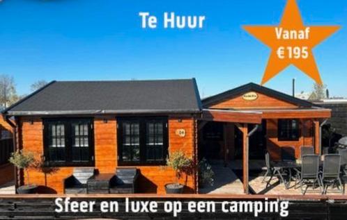 Te huur luxe 6 persoons vakantiehuis /tinyhouse blokhut, Vakantie, Vakantiehuizen | Nederland, Gelderland en Veluwe, Chalet, Bungalow of Caravan