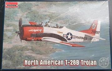  Roden North American T-28B Trojan  inclusief Pe set 1:48 