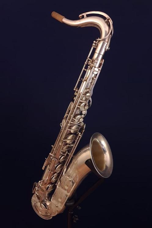 Keilwerth the New King tenorsax 1958, Muziek en Instrumenten, Blaasinstrumenten | Saxofoons, Gebruikt, Tenor, Met koffer, Ophalen