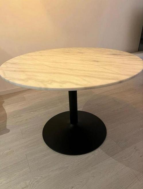 Ronde eettafel van fonQ H 75/110, Huis en Inrichting, Tafels | Eettafels, Zo goed als nieuw, 100 tot 150 cm, 100 tot 150 cm, Vier personen