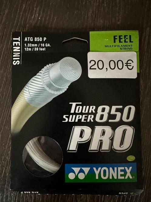 Yonex Tour Super 850 Pro 1.32mm, 12 Meter..NIEUW!!, Sport en Fitness, Tennis, Nieuw, Grip of Snaar, Overige merken, Ophalen of Verzenden