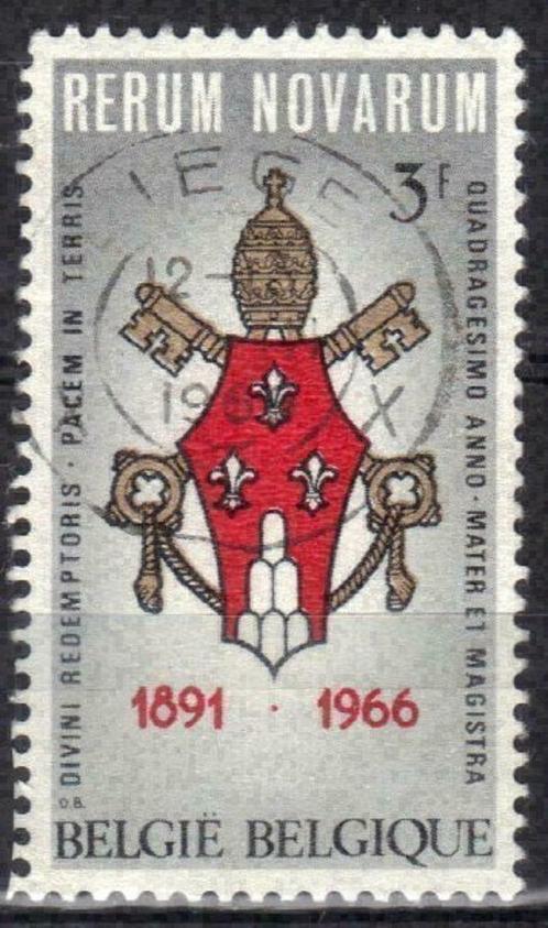 Belgie 1966 - Yvert/OBP 1362 - Encycliek Rerum Novarum (ST), Postzegels en Munten, Postzegels | Europa | België, Gestempeld, Ophalen