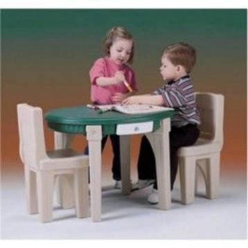 Tafel en twee stoelen voor kinderen van Step 2