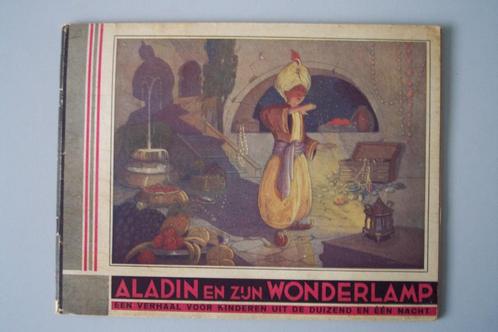 oud sprookjesboek - ALADIN EN ZIJN WONDERLAMP - 40-er jrn., Boeken, Kinderboeken | Jeugd | onder 10 jaar, Sprookjes, Ophalen of Verzenden