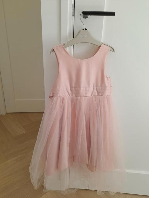 Next bruidsmade jurk roze met tulle in maat 104, Kinderen en Baby's, Kinderkleding | Maat 104, Zo goed als nieuw, Meisje, Jurk of Rok