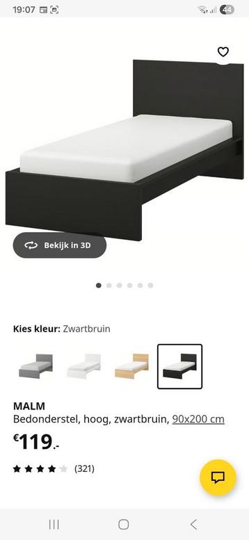 Ikea malm bed zo goed als nieuw! - afbeelding 3 Ikea malm bed zo goed als nieuw! - afbeelding 3