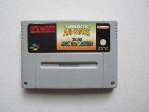 Mario World + All Stars SNES Super Nintendo NES, Spelcomputers en Games, Games | Nintendo Super NES, Platform, 2 spelers, Vanaf 3 jaar