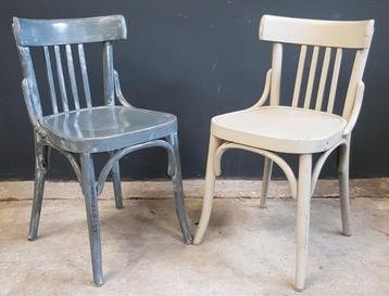 24 x Vintage houten cafestoelen Thonet Bentwood stoelen